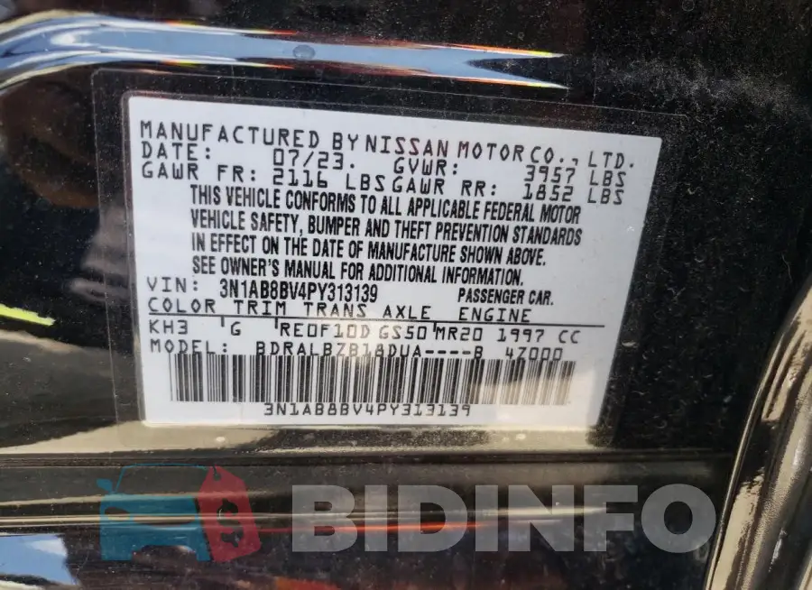 3N1AB8BV4PY313139 Photo# 12