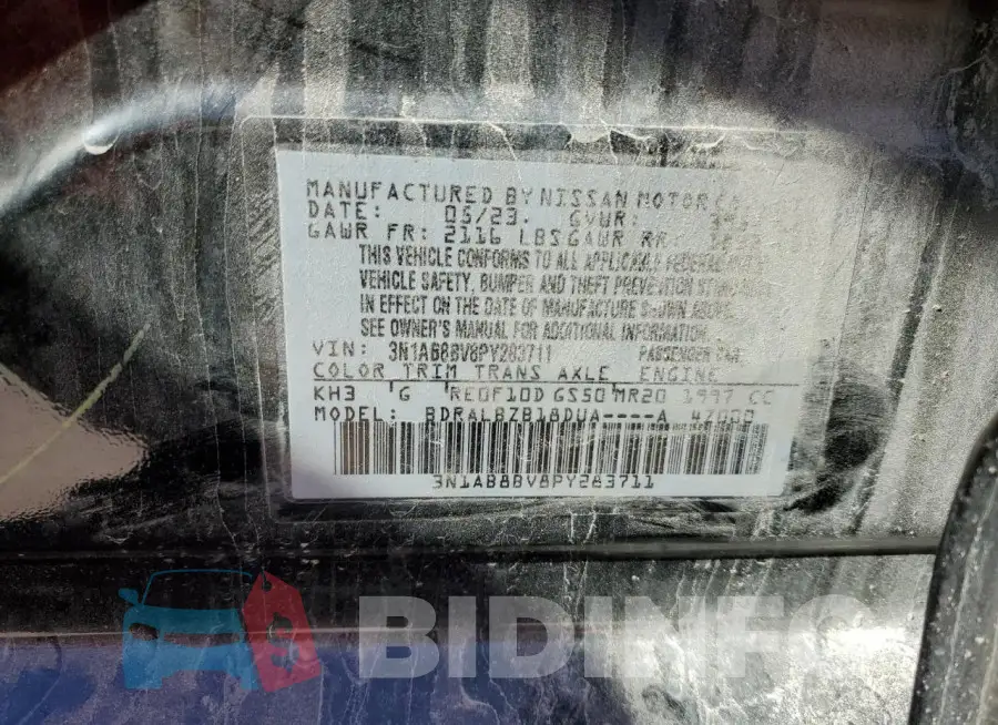 3N1AB8BV8PY283711 Photo# 12