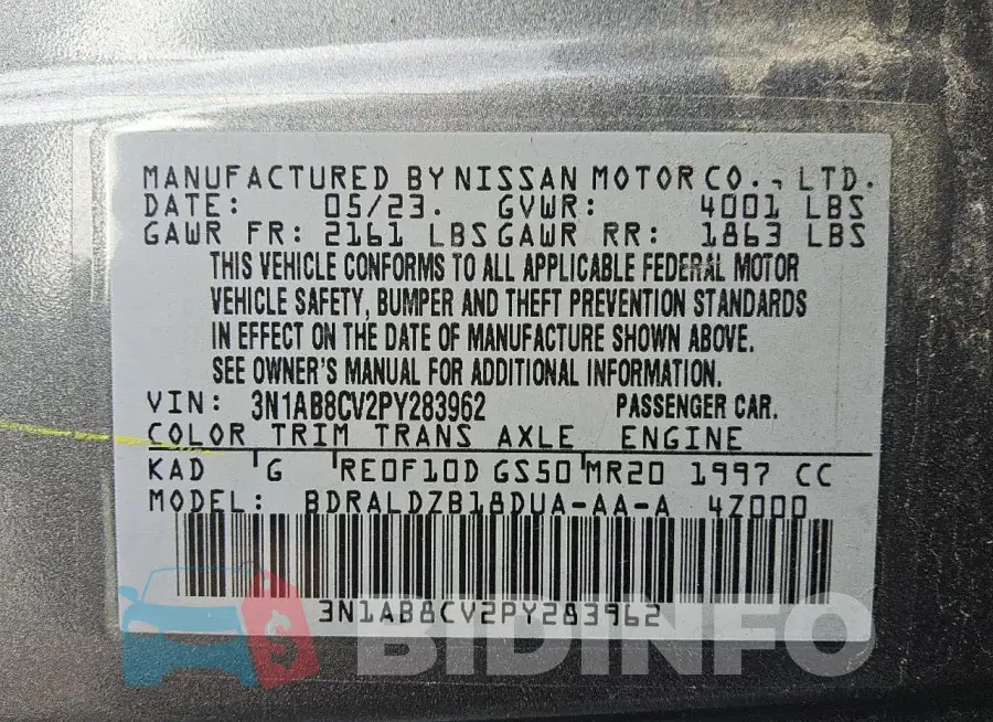 3N1AB8CV2PY283962 Photo# 13