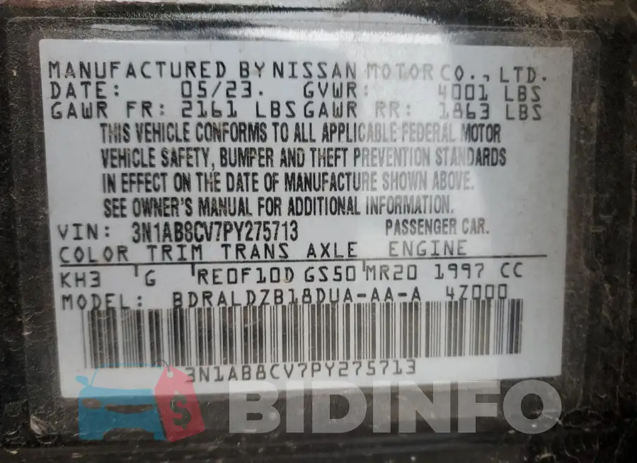 3N1AB8CV7PY275713 Photo# 12