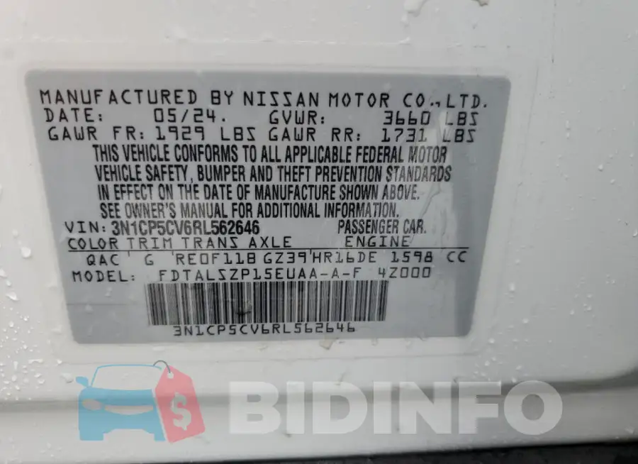 3N1CP5CV6RL562646 Photo# 14