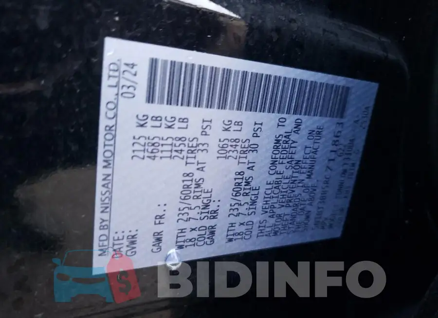 5N1BT3BB5RC711863 Photo# 12