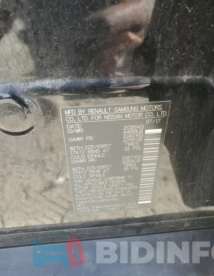 KNMAT2MT5HP610992 Photo# 13