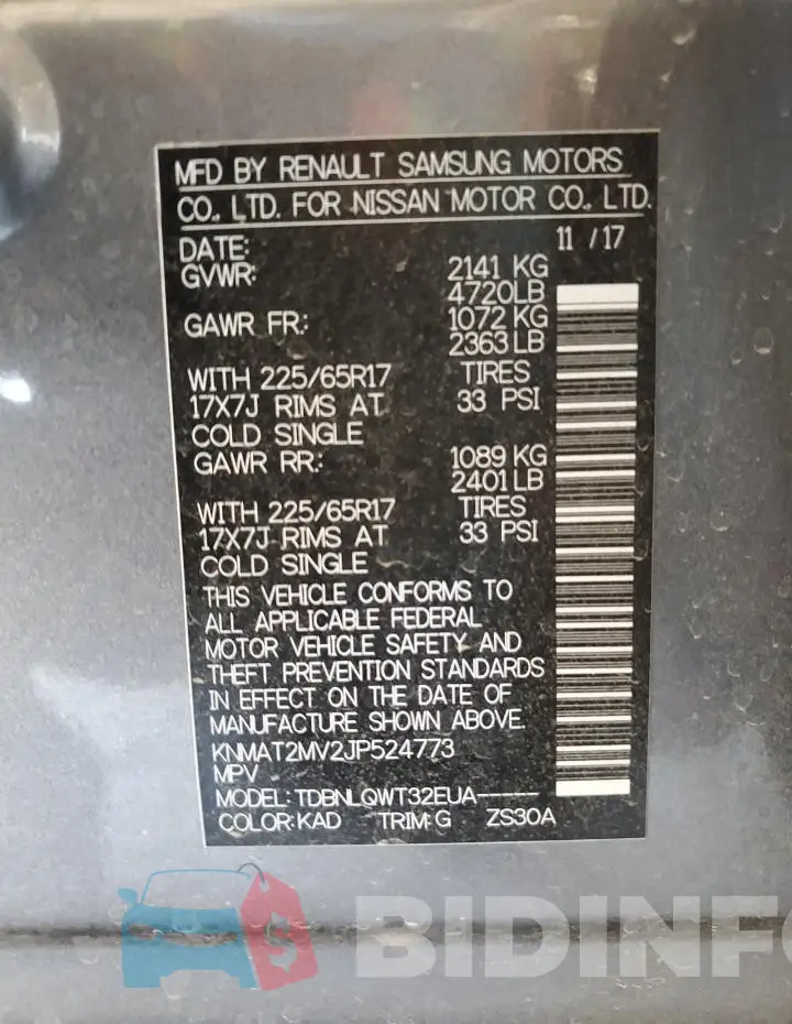 KNMAT2MV2JP524773 Photo# 12
