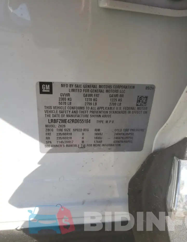 LRBFZME42RD055184 Photo# 12