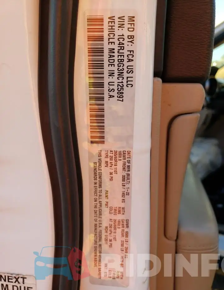 1C4RJEBG3NC125897 Photo# 14