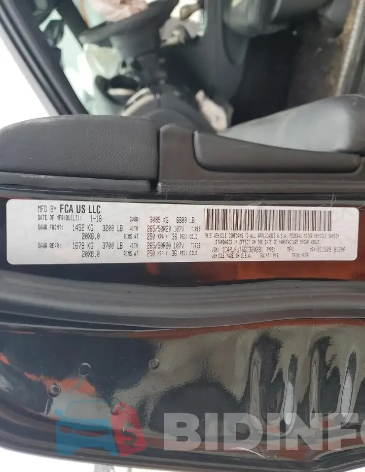 1C4RJFJT5GC320231 Photo# 13