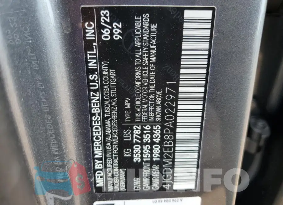 4JGDM2EB8PA022971 Photo# 13