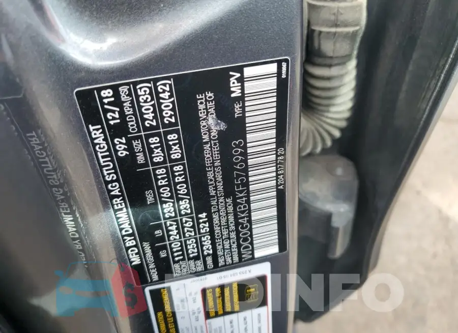 WDC0G4KB4KF576993 Photo# 13