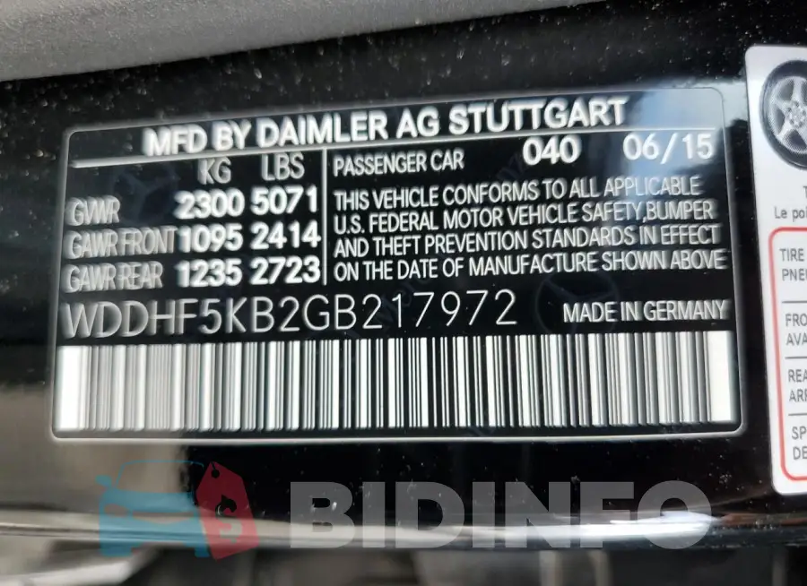 WDDHF5KB2GB217972 Photo# 12