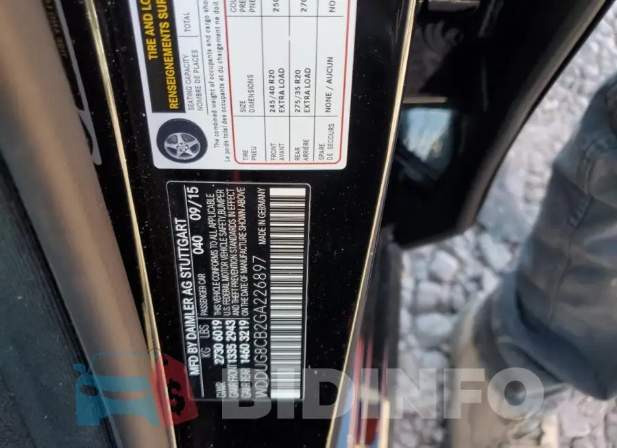 WDDUG8CB2GA226897 Photo# 12