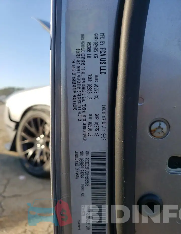 2C3CDZFJ6HH588908 Photo# 12