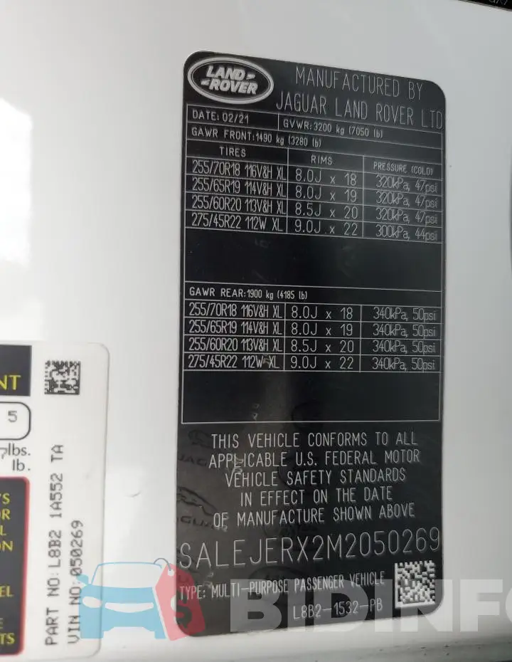 SALEJERX2M2050269 Photo# 13