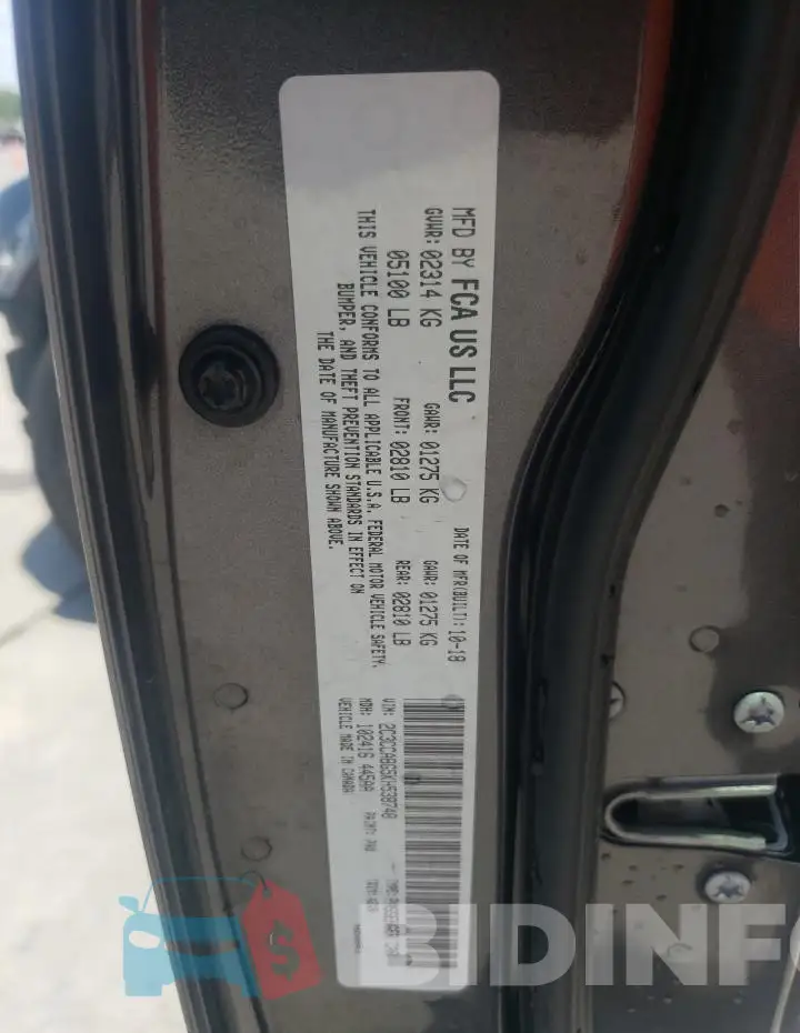 2C3CCABG5KH538748 Photo# 13