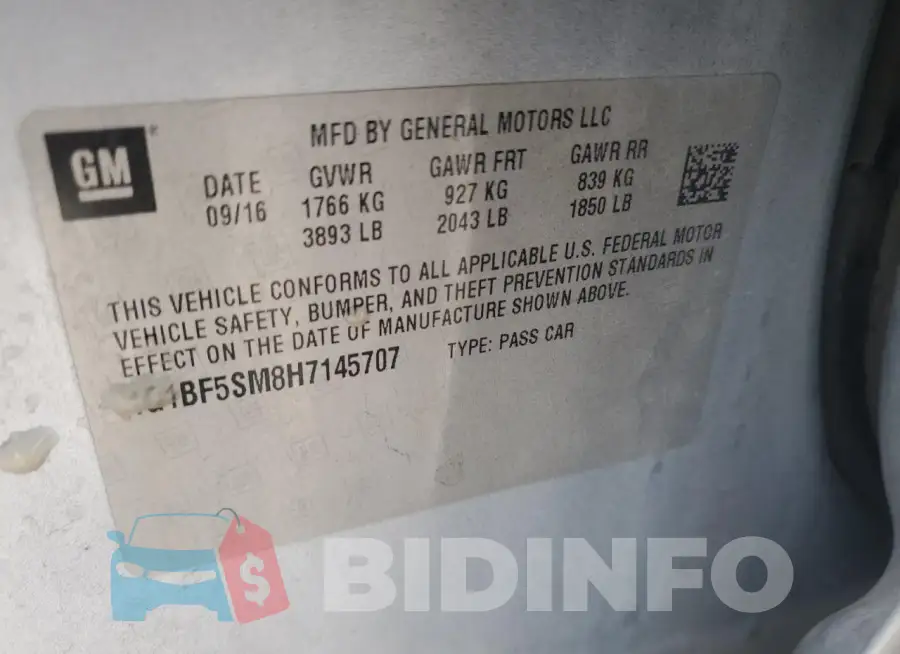 1G1BF5SM8H7145707 Photo# 12
