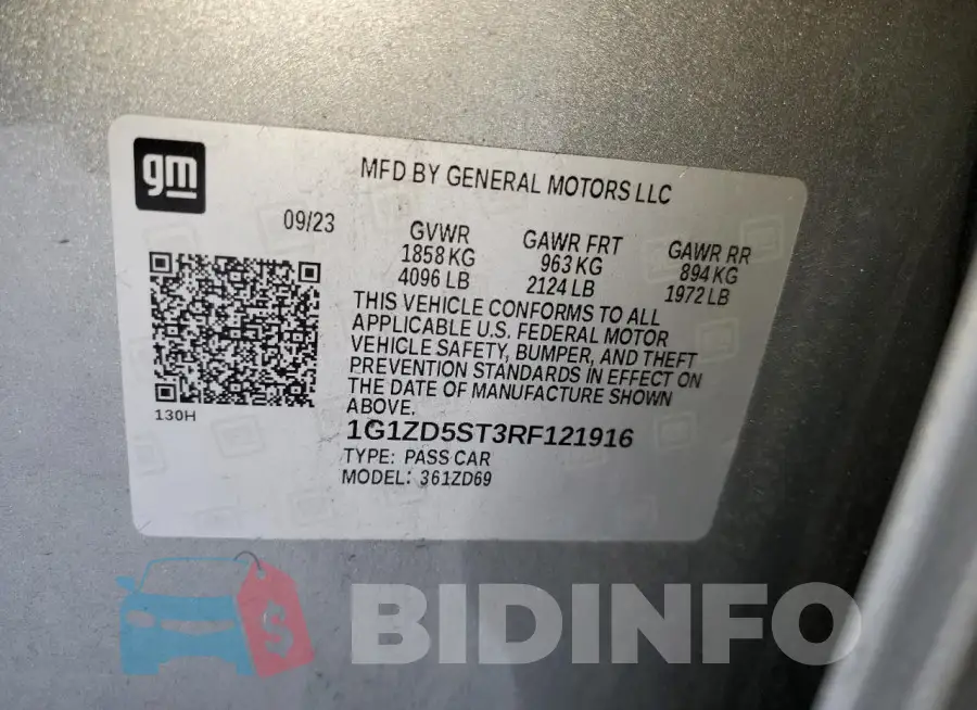 1G1ZD5ST3RF121916 Photo# 12