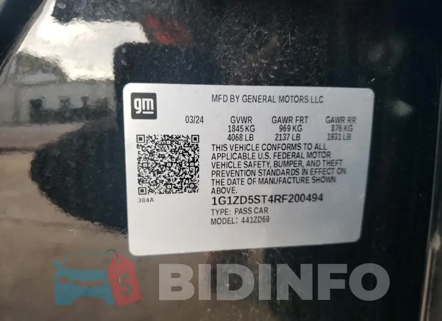 1G1ZD5ST4RF200494 Photo# 12