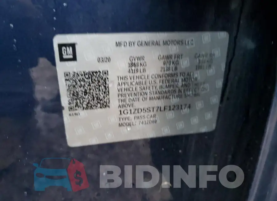 1G1ZD5ST7LF123174 Photo# 12
