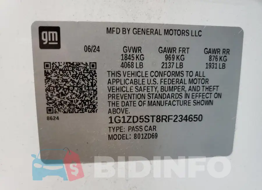 1G1ZD5ST8RF234650 Photo# 12