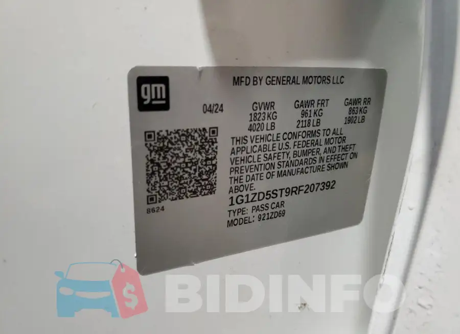 1G1ZD5ST9RF207392 Photo# 12