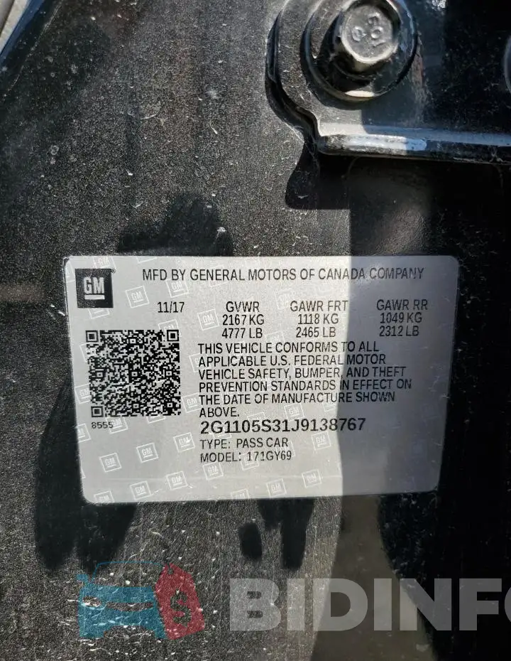 2G1105S31J9138767 Photo# 13