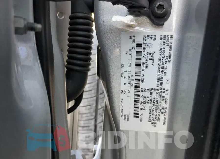 1FADP3F23GL236387 Photo# 12