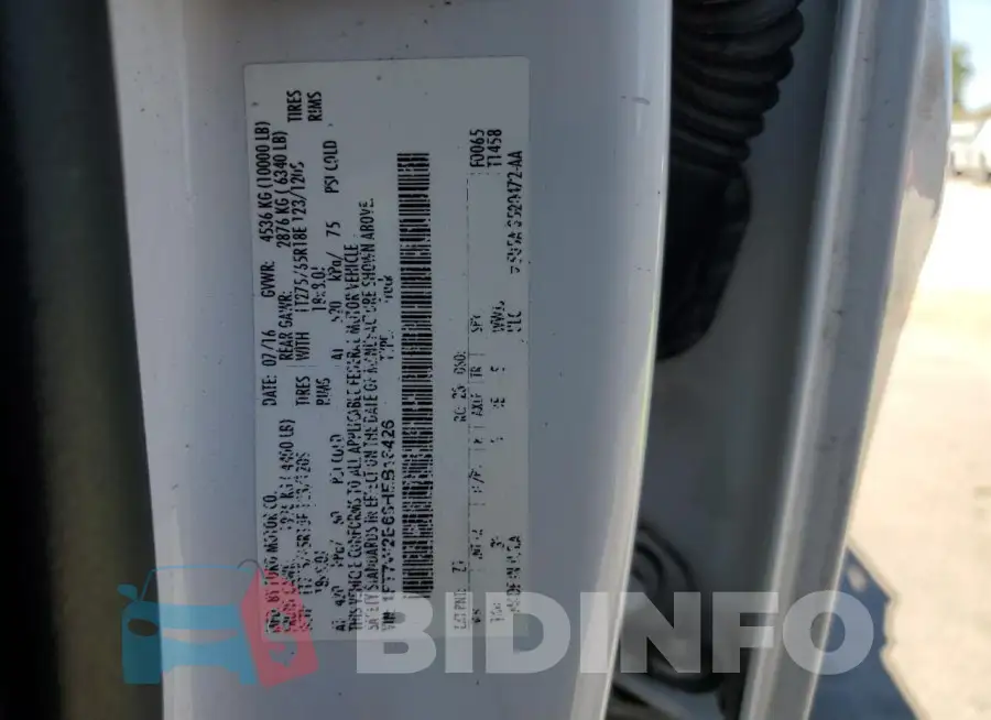 1FT7W2B68HEB16426 Photo# 12