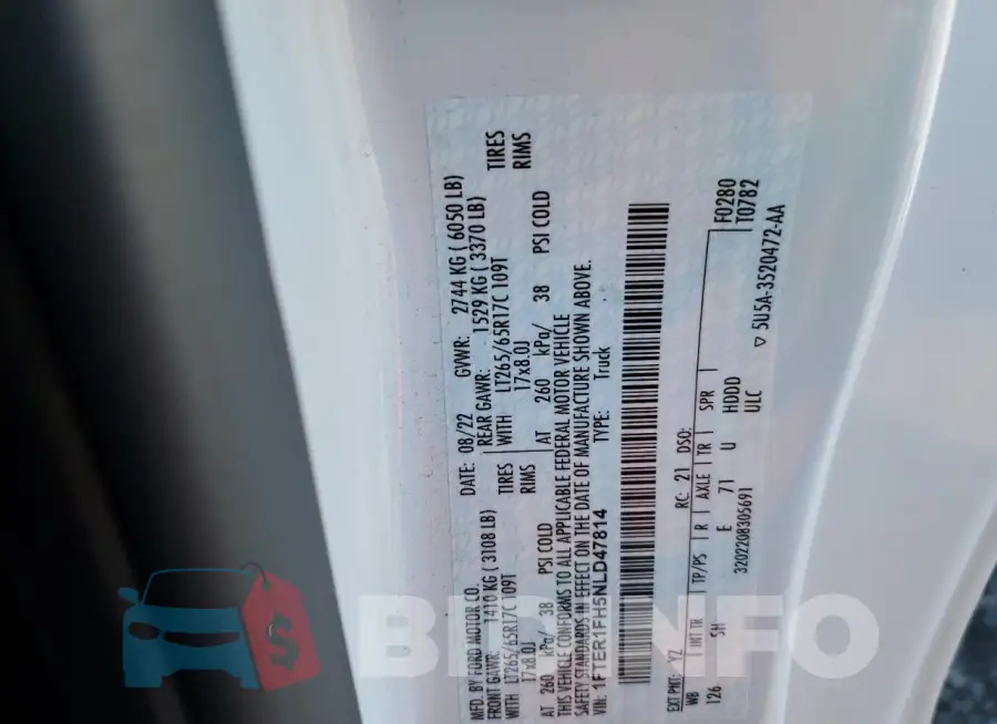 1FTER1FH5NLD47814 Photo# 12