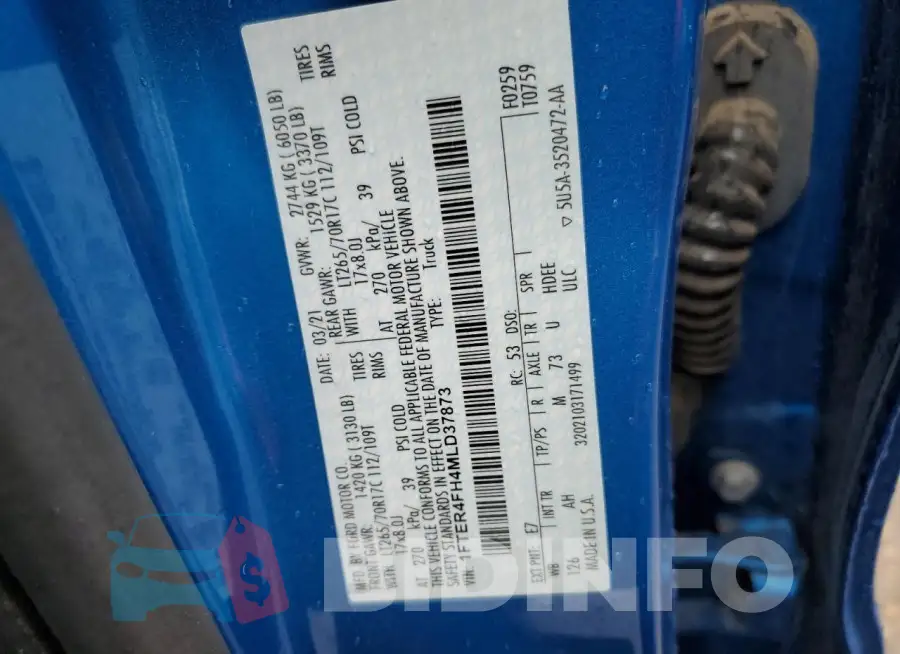 1FTER4FH4MLD37873 Photo# 12