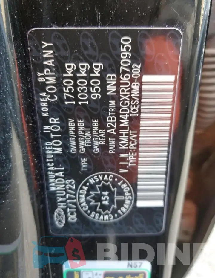 KMHLM4DGXRU670950 Photo# 13