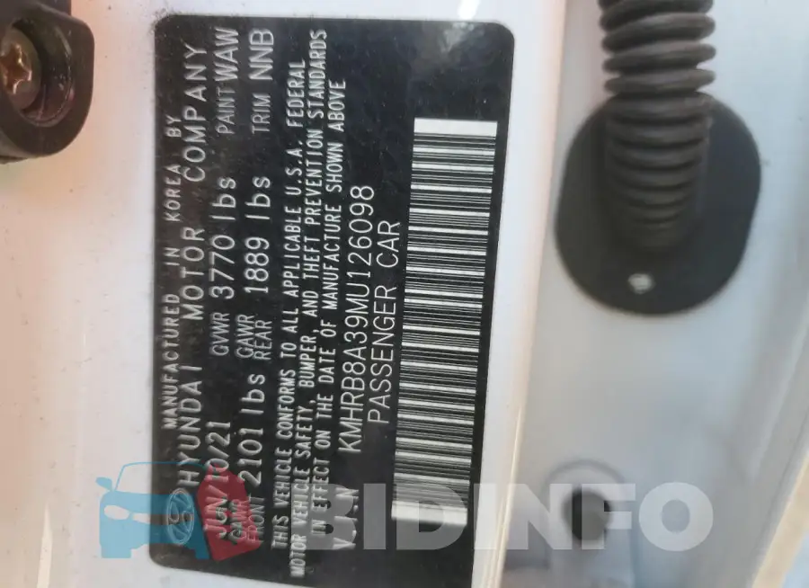 KMHRB8A39MU126098 Photo# 14