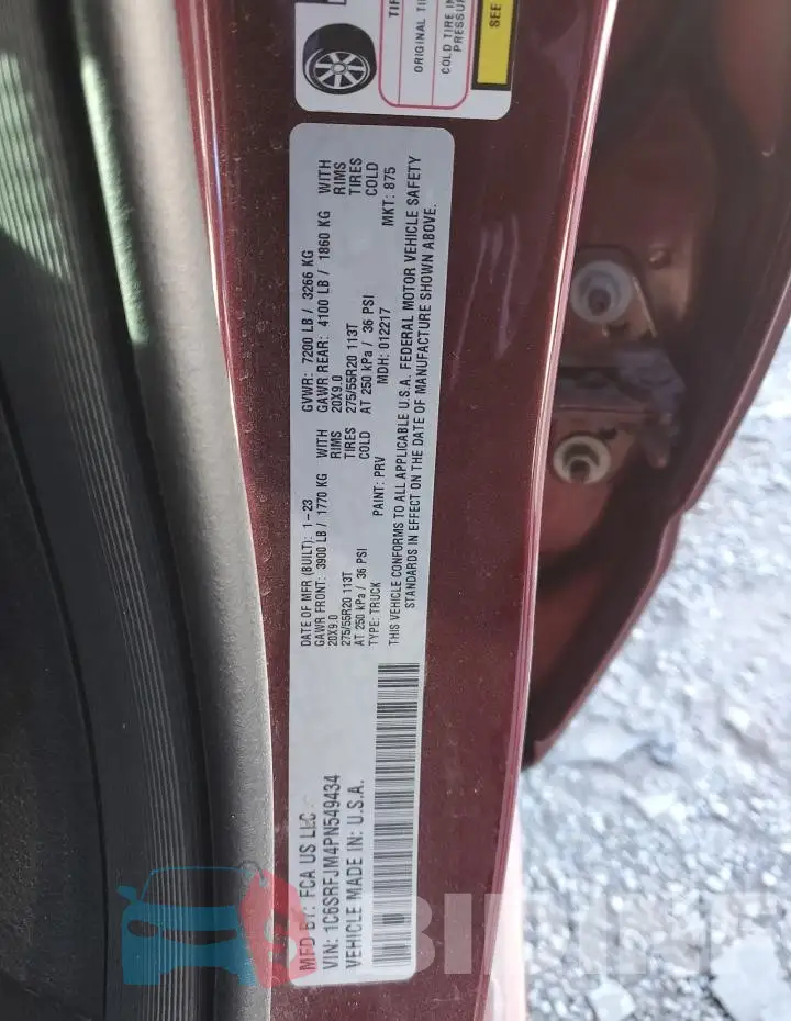 1C6SRFJM4PN549434 Photo# 12