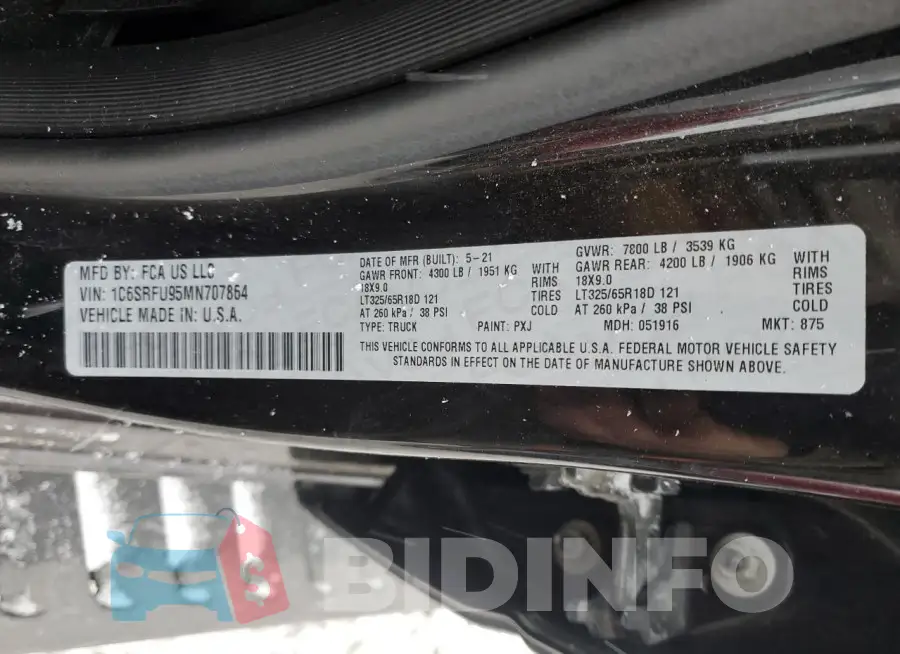 1C6SRFU95MN707864 Photo# 12
