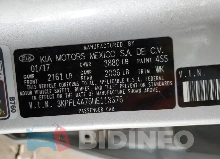 3KPFL4A76HE113376 Photo# 12