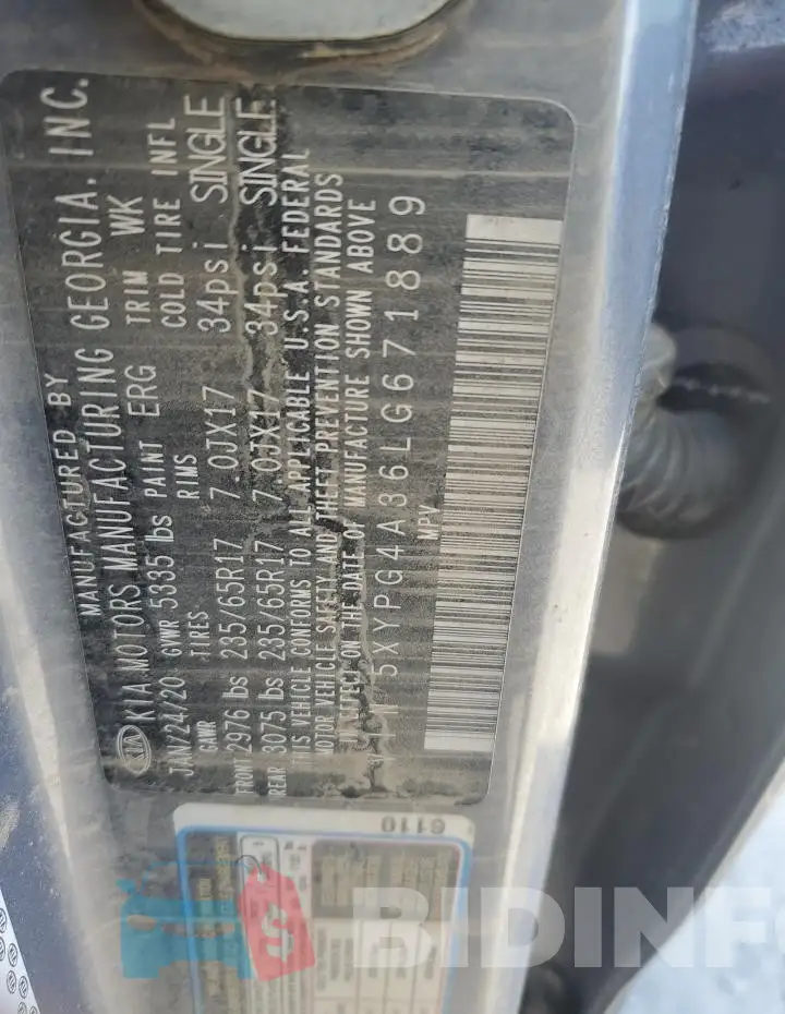 5XYPG4A36LG671889 Photo# 13
