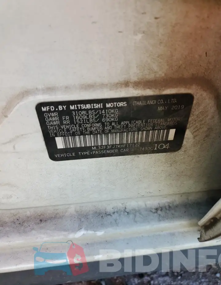 ML32F3FJ7KHF17122 Photo# 12