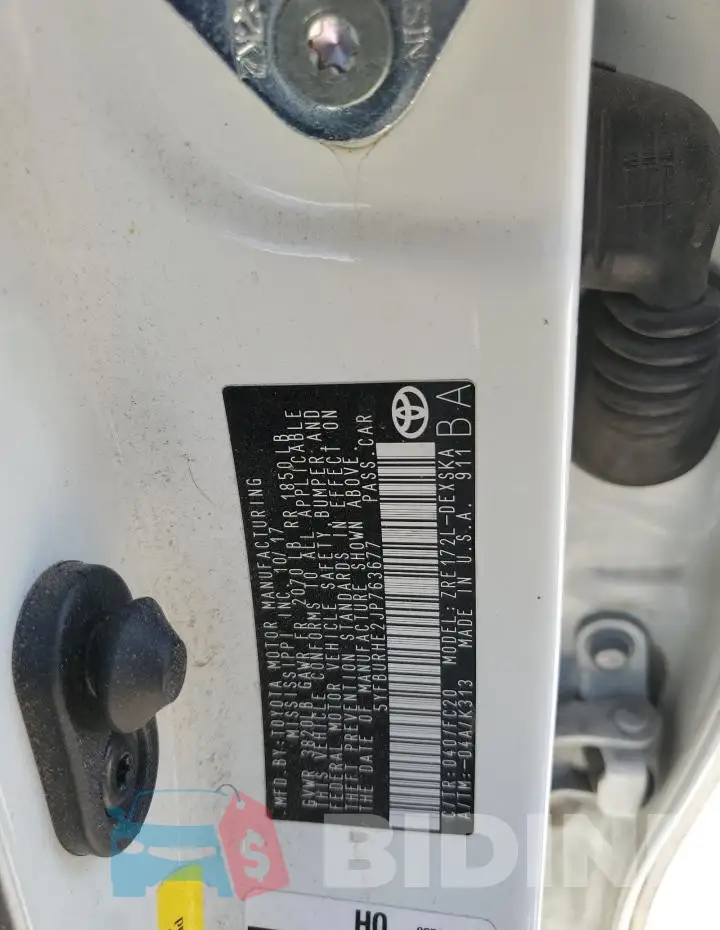 5YFBURHE2JP763677 Photo# 12