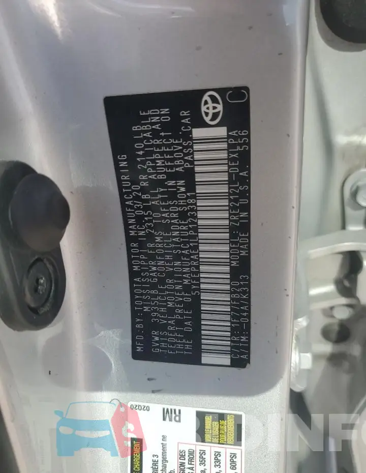 5YFEPRAE1LP123381 Photo# 12