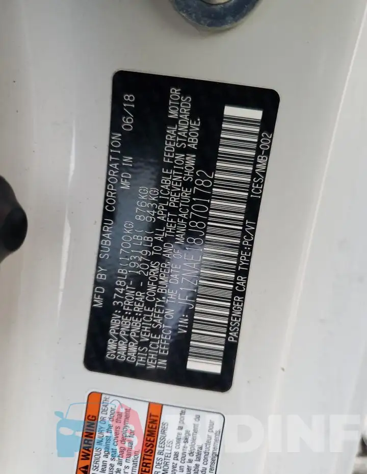 JF1ZNAE18J8701782 Photo# 12