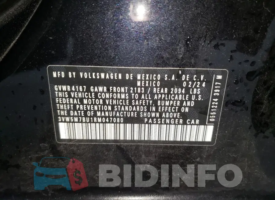 3VW5M7BU1RM047080 Photo# 12