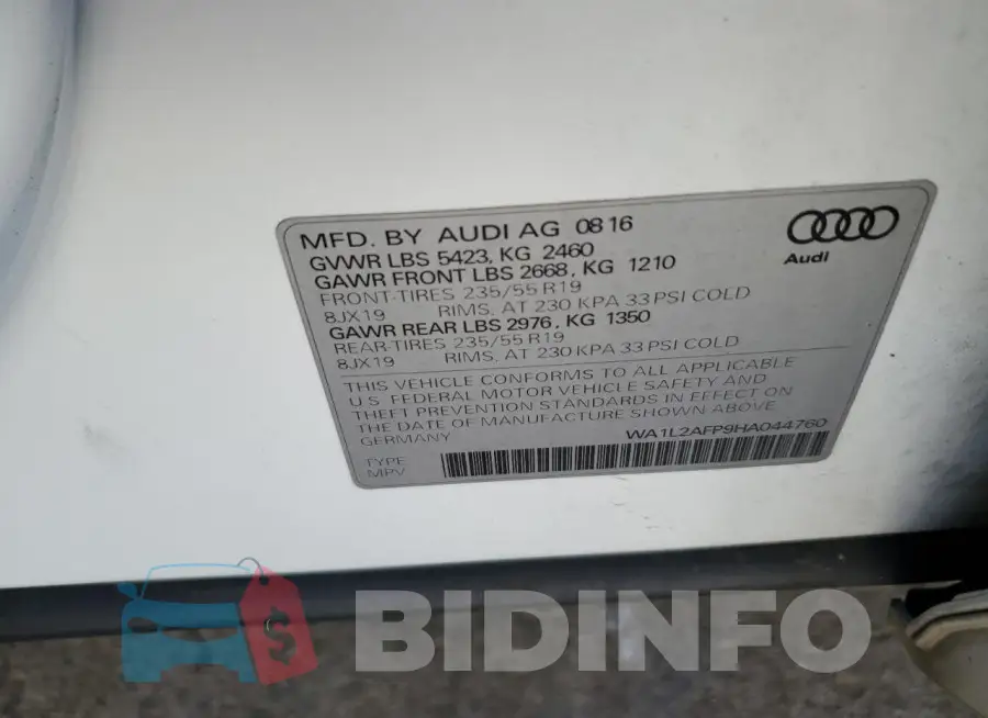 WA1L2AFP9HA044760 Photo# 12