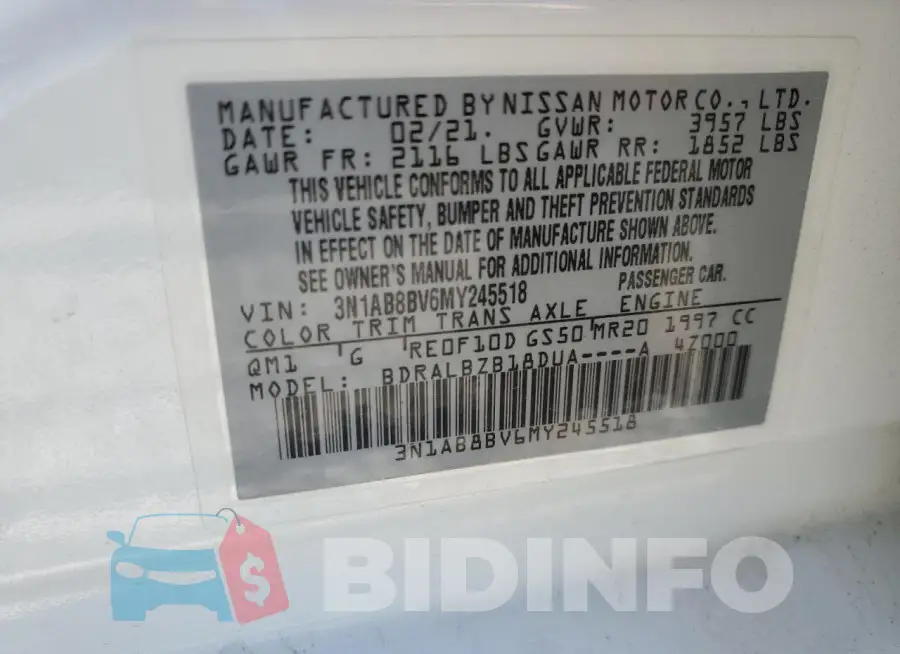 3N1AB8BV6MY245518 Photo# 12