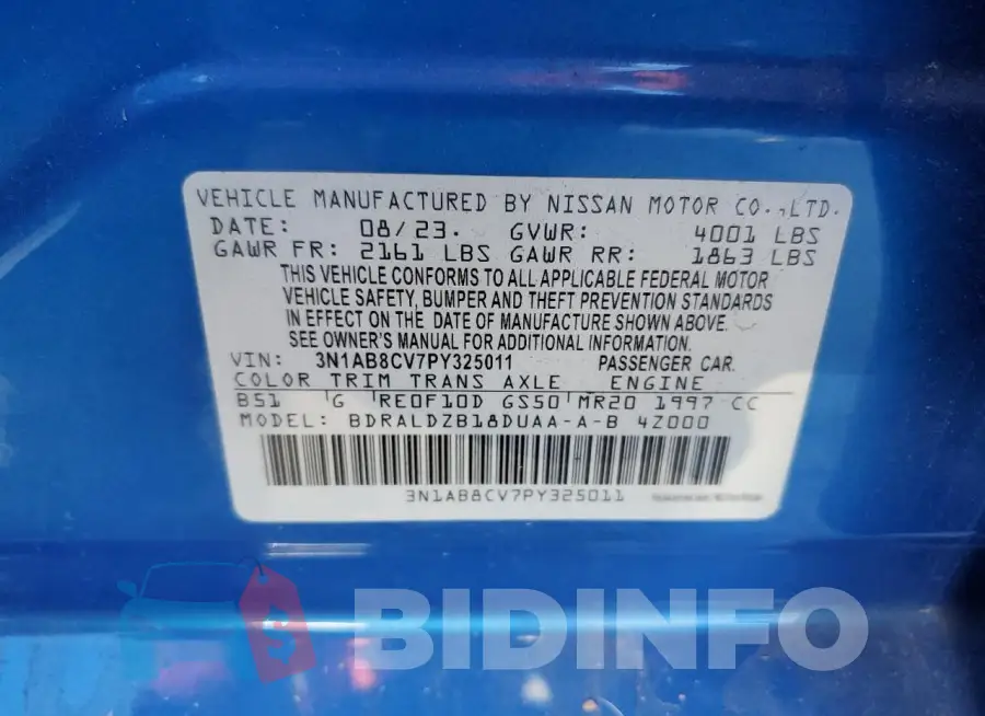 3N1AB8CV7PY325011 Photo# 12