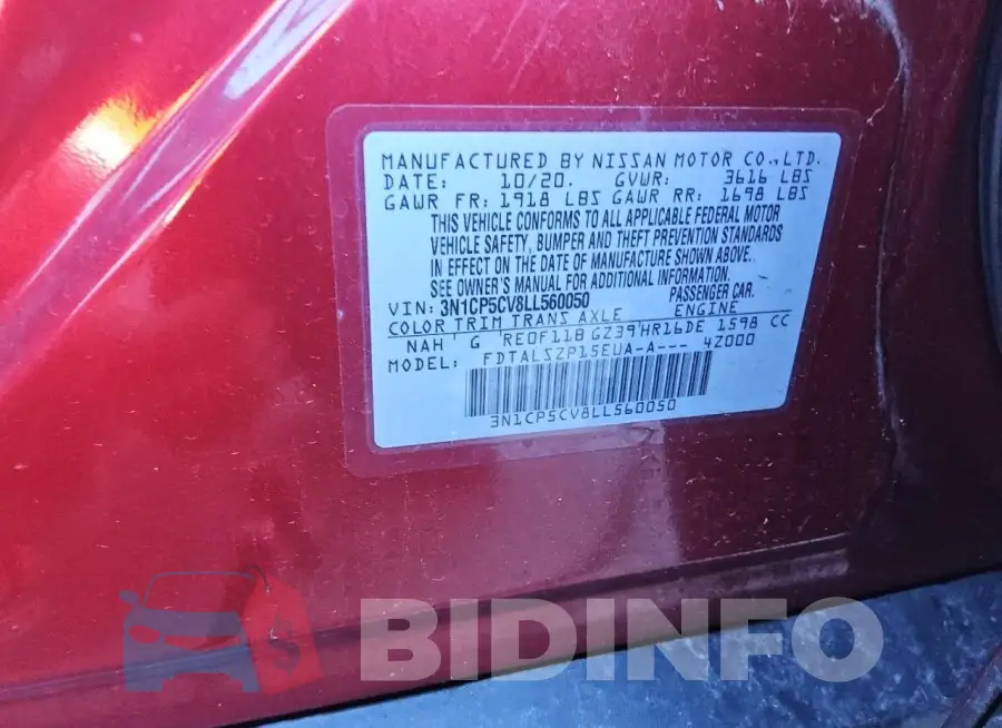 3N1CP5CV8LL560050 Photo# 12