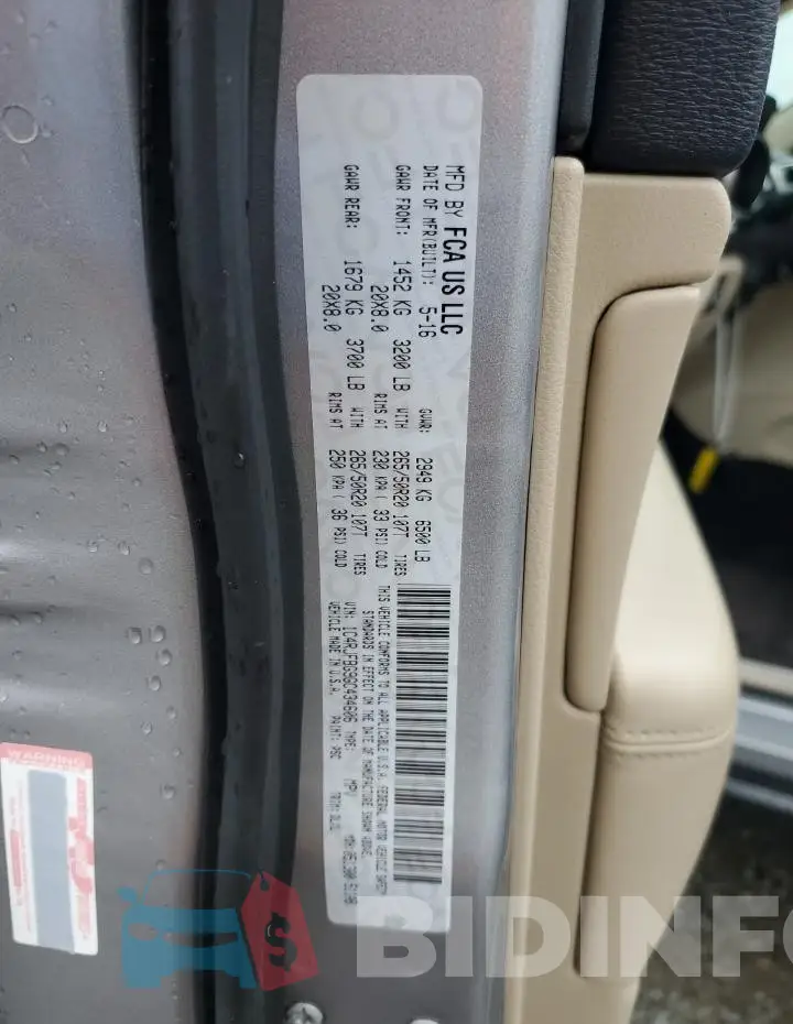 1C4RJFBG9GC434606 Photo# 14