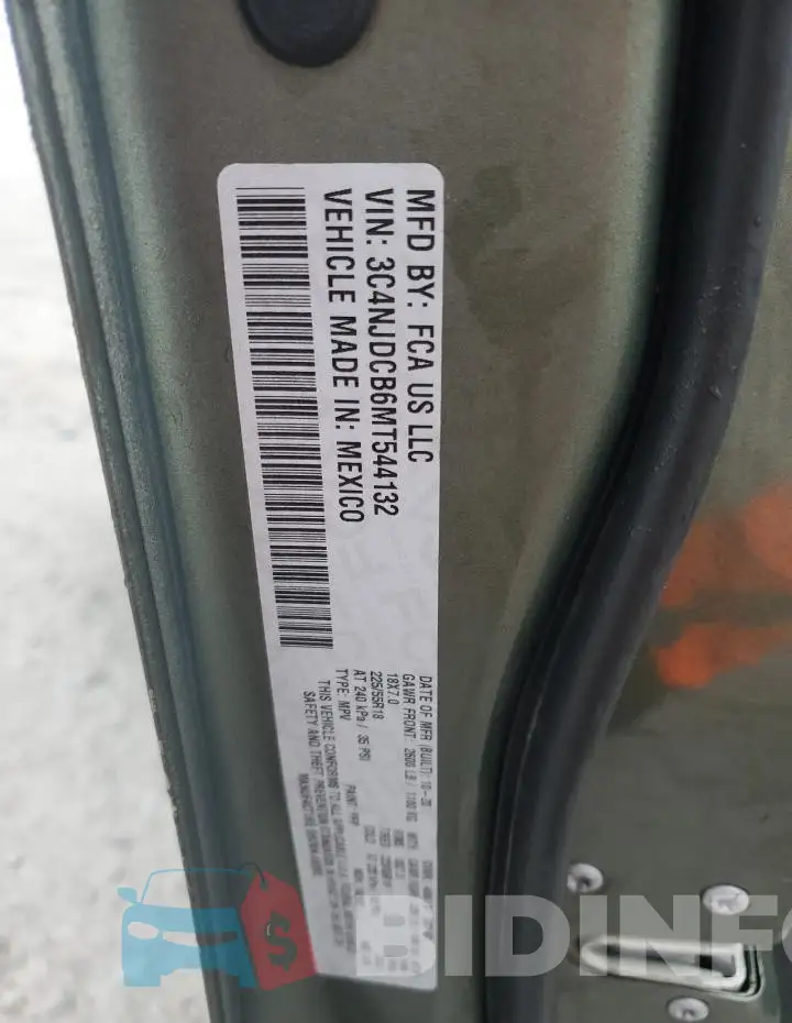 3C4NJDCB6MT544132 Photo# 13