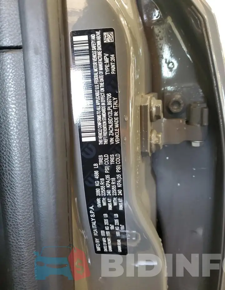ZACNJBD12LPL89706 Photo# 14