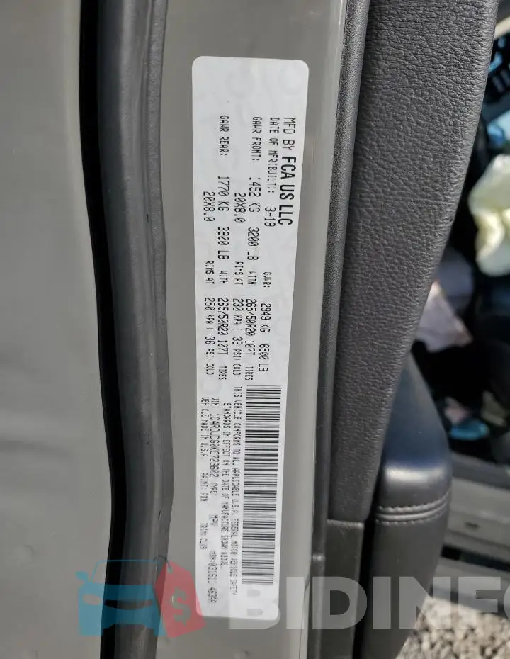 1C4RDJDG0KC723602 Photo# 13