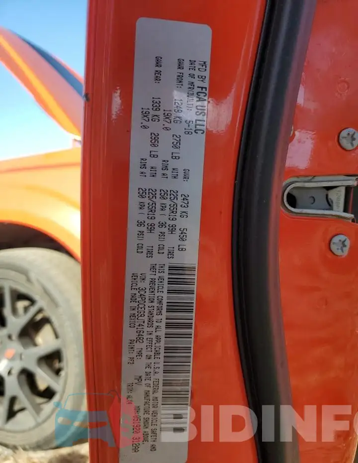 3C4PDCEG9JT416482 Photo# 13
