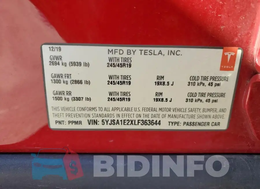 5YJSA1E2XLF363644 Photo# 12